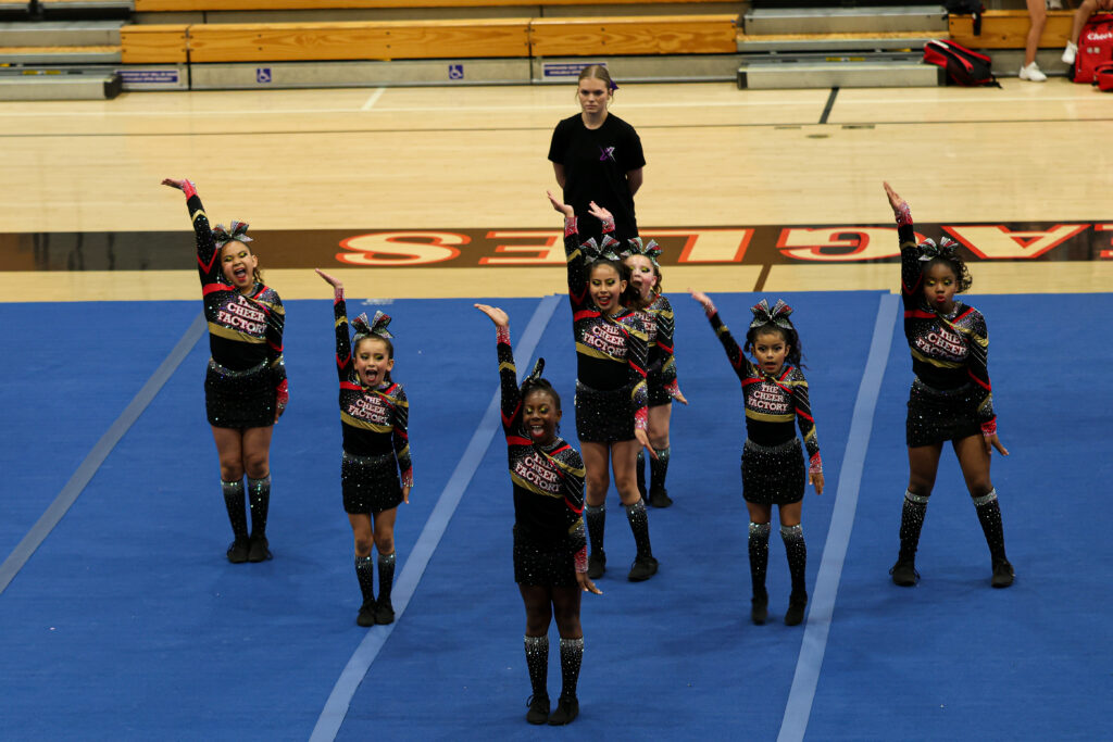 Cheer Factory Students Competing at X-Out Competition